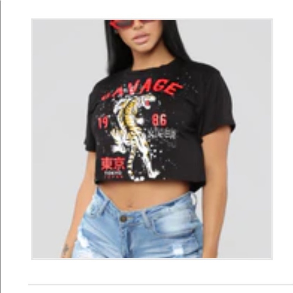 Eye of the Tiger Crop Top